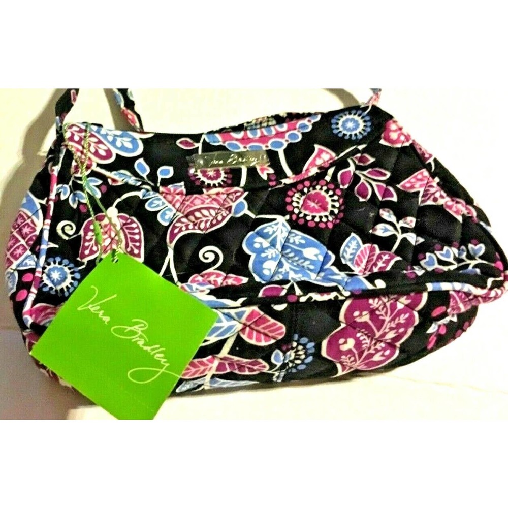 Vera Bradley NWT Purse Pockets Shoulder Adjustable Straps Handle Black SKU058-04